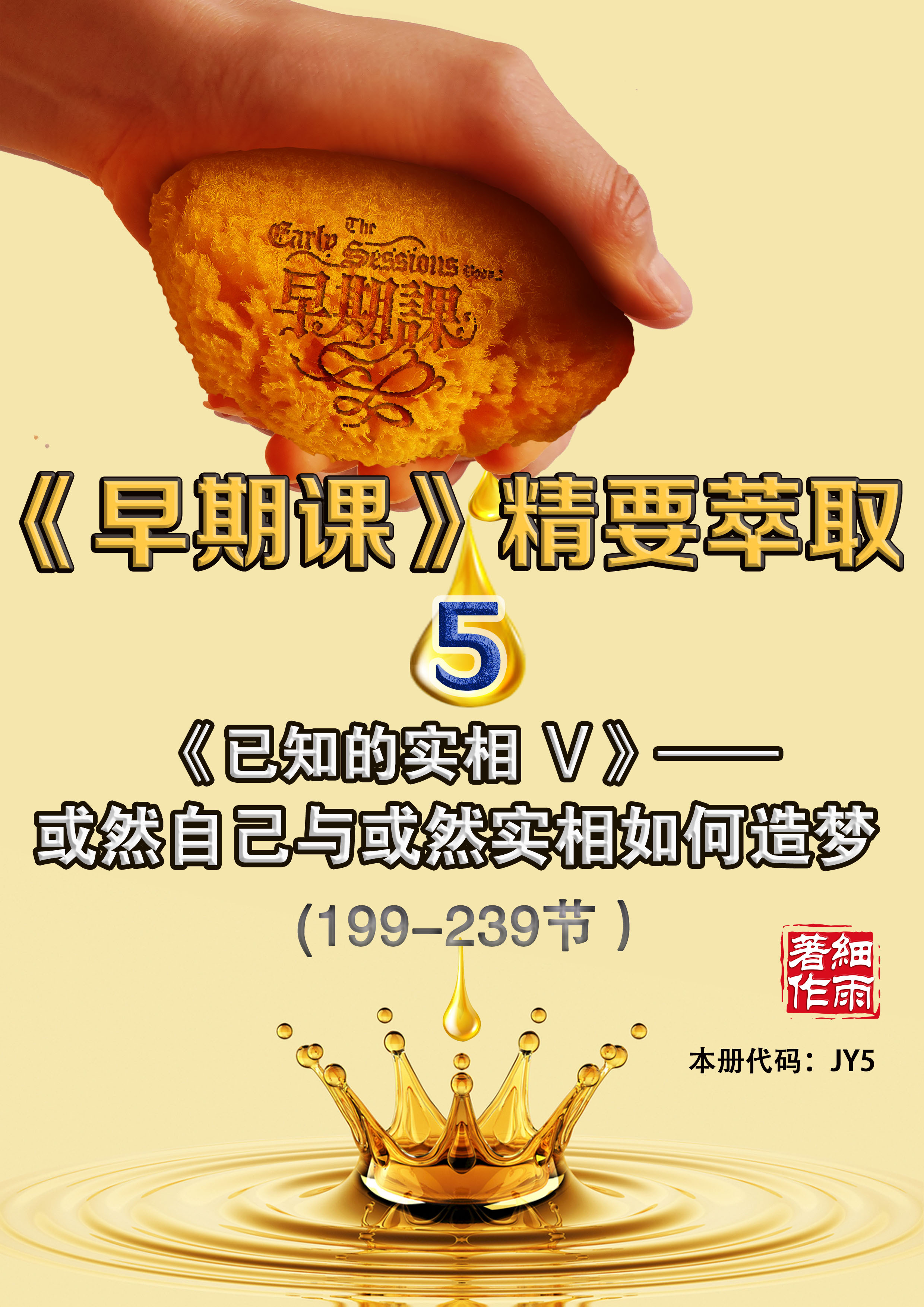 JY5《早期课精要萃取V》《已知的实相V》-或然自己与或然实相如何造梦（199-239）精要合集-细雨早期课译本现代汉语版 细雨解读赛斯书系列-20250316